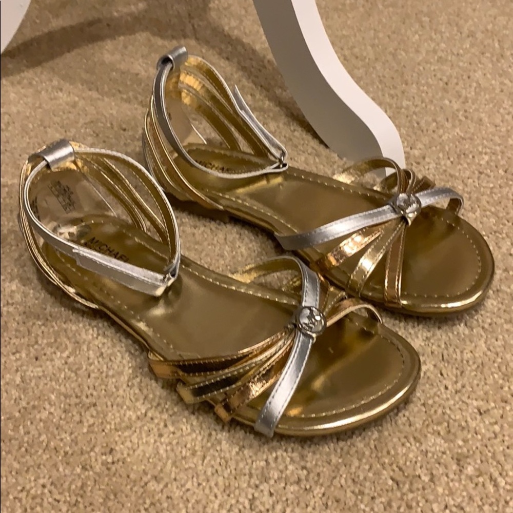 Michael Kors metallic sandals